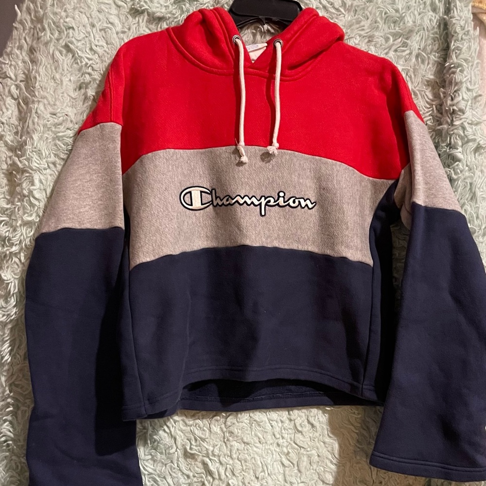 Champion Crop Sweatshirt. Size Medium